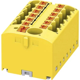 מחבר טרמינל בלוק - PTFIX 6/12X2,5 YE - 13 POLE , 24A , 500V PHOENIX CONTACT