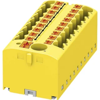 מחבר טרמינל בלוק - PTFIX 6/18X2,5 YE - 19 POLE , 24A , 500V PHOENIX CONTACT