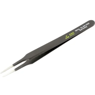 WIHA ESD BLACK COATING PRECISION TWEEZERS