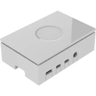קופסת זיווד - RASPBERRY PI 4 PREMIUM CASE - WHITE MULTICOMP PRO