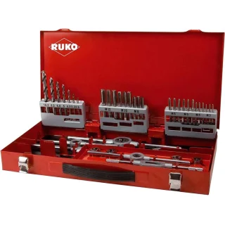 RUKO 44PCS HSS THREAD CUTTING SET - 245030