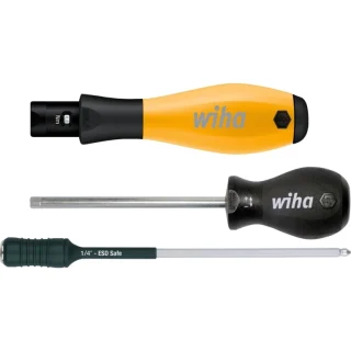 WIHA ADJUSTABLE ESD TORQUE SCREWDRIVERS - TORQUEVARIO-S SERIES