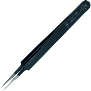 KNIPEX ESD BLACK COATING PRECISION TWEEZERS
