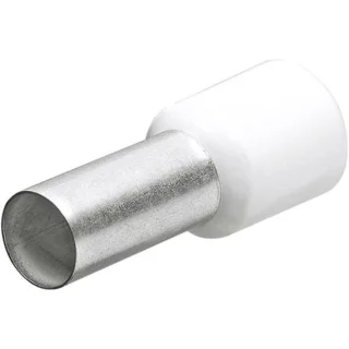 סופיות מבודדות לכבל 0.5MM² - לבן - 200 יחידות KNIPEX