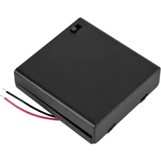 בית לסוללות עם מפסק - MULTICOMP PRO MP000377 - 4XAA MULTICOMP PRO