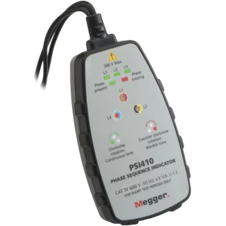 בודק סדר פאזות מקצועי - MEGGER PSI410 MEGGER