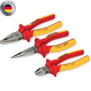 סט פליירים מבודדים DURATOOL - VDE DURATOOL