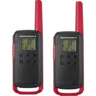 סט מכשירי קשר מוטורולה - MOTOROLA TALKABOUT T62 RED MOTOROLA
