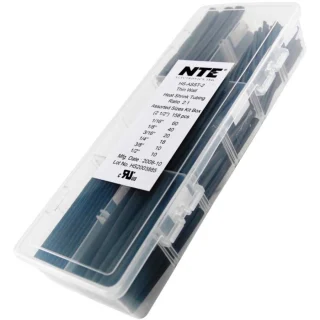 NTE ELECTRONICS HEAT SHRINK TUBING ASSORTMENT KITS