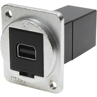 מתאם לפנל - MINI DP (F) ~ MINI DP (F) - M3 HOLES CLIFF