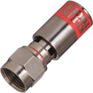 חבילת מחברים F TYPE לדחיסה לכבל KLEIN TOOLS - RG59 KLEIN TOOLS