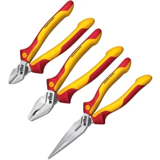 סט פליירים מבודדים מקצועיים לחשמלאים - WIHA 38637 WIHA