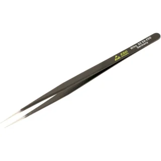 WIHA ESD BLACK COATING PRECISION TWEEZERS