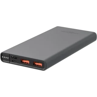 סוללת גיבוי וטעינה חיצונית - ANSMANN POWERBANK 10AH QC 3.0 & PD ANSMANN