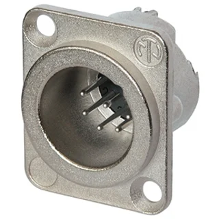 מחבר XLR זכר להלחמה לפנל - 7 מגעים - NEUTRIK NC7MD-LX NEUTRIK