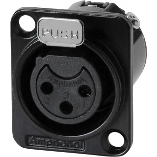 AMPHENOL AUDIO PREMIUM QUALITY XLR CONNECTORS - AC SERIES