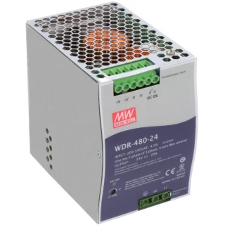 MEAN WELL DIN RAIL MOUNT INDUSTRIAL POWER SUPPLIES - WDR SERIES