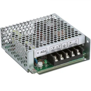 ממיר מתח - 25W , 36VDC ~ 72VDC ⇒ 5VDC , 5A MEAN WELL