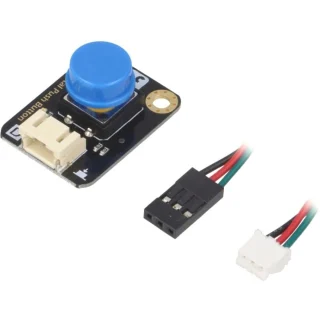 מודול לפיתוח - DFROBOT BLUE PUSH BUTTON FOR ARDUINO DFROBOT