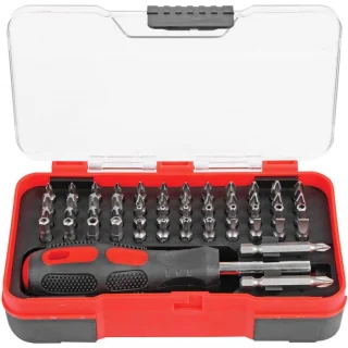 סט ביטים מקצועי עם ידית מברג - 48 יחידות - DURATOOL DURATOOL