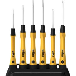 WIHA 6PC PRECISION ESD SCREWDRIVER SET - 43707