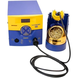 HAKKO ESD SAFE DUAL PORT DIGITAL SOLDERING STATION - FM203