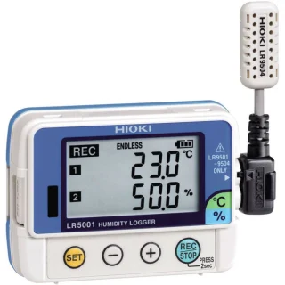 HIOKI TEMPERATURE & HUMIDITY DATA LOGGER - LR5001