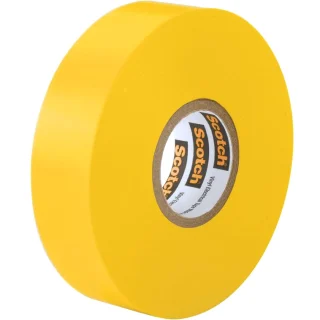 איזולירבנד מקצועי צהוב - 3M SCOTCH 35 SERIES - 19MM X 20M 3M