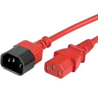 PRO-ELEC IEC 60320 C14 PLUG TO IEC 60320 C13 SOCKET MAINS POWER CORDS