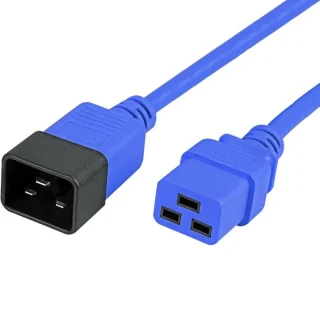 PRO-ELEC IEC 60320 C20 PLUG TO IEC 60320 C19 SOCKET MAINS POWER CORDS