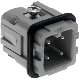 מחבר HD - זכר להברגה לכבל - 3 מגעים + הארקה - MP004720 MULTICOMP PRO