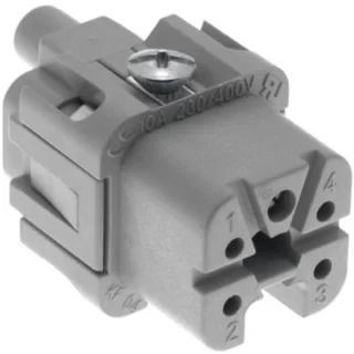 מחבר HD - נקבה להברגה לכבל - 4 מגעים + הארקה - MP004723 MULTICOMP PRO