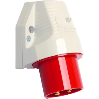 WALTHER ELECTRIC 400VAC 16A 3P+E RED INDUSTRIAL POWER CONNECTORS