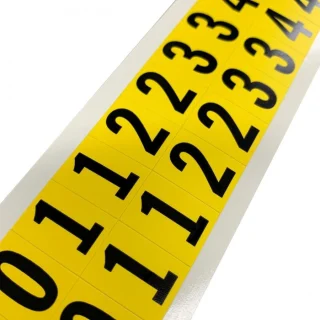 MULTICOMP PRO LARGE NUMERIAL SELF ADHESIVE NYLON CLOTH LABELS