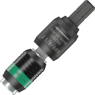 WERA 889/4/1 F RAPIDAPTOR FREE RUNNING BIT HOLDER FOR TORQUE SCREWDRIVERS