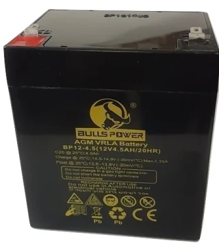 מצבר 12V 4.5AH- AGM VRLA BULLS POWER