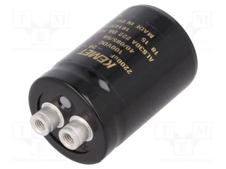 קבל אלקטוליטי 2200UF 100V KEMET