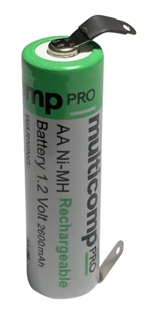 סוללה נטענת להלחמה AA 1.2V 2600mAh MULTICOMP PRO