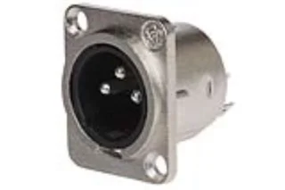 מחבר XLR זכר להלחמה לפנל - 3 מגעים - PRO SIGNAL PSG01275 PRO-SIGNAL