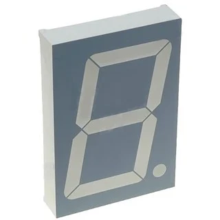 תצוגת 7SEGMENT ירוקה - ספרה אחת - 56.9MM KINGBRIGHT