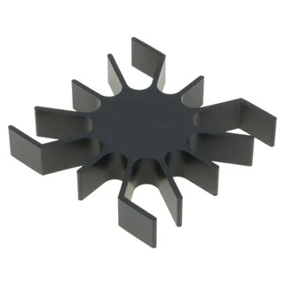 גוף קירור לרכיבים 51.5X51X10MM - LED FISHER ELEKTRONIK