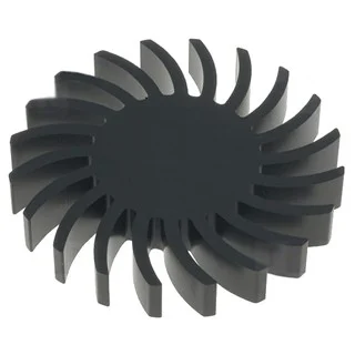 גוף קירור לרכיבים 70X70X10MM - LED FISHER ELEKTRONIK