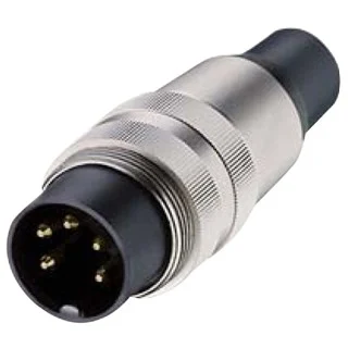 מחבר תעשייתי DIN SV - זכר להלחמה לכבל - 4 מגעים LUMBERG