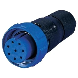 מחבר תעשייתי PX0410 - נקבה להלחמה לכבל - 12 מגעים BULGIN