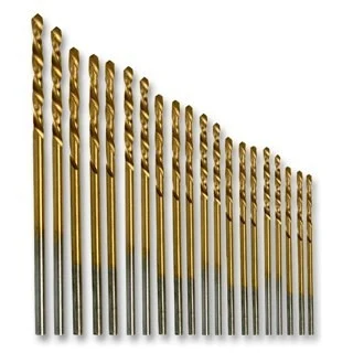 DURATOOL 20 PIECE MICRO HSS DRILL BIT SET