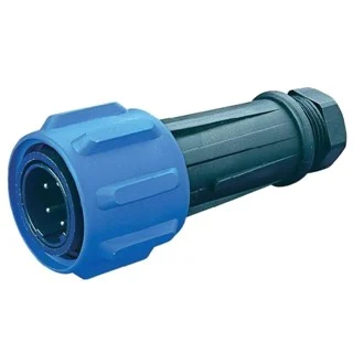 מחבר תעשייתי PX0911 - זכר להברגה לכבל - 3 מגעים BULGIN