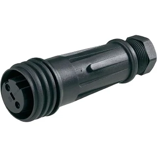 מחבר תעשייתי PX0921 - נקבה להברגה לכבל - 2 מגעים BULGIN