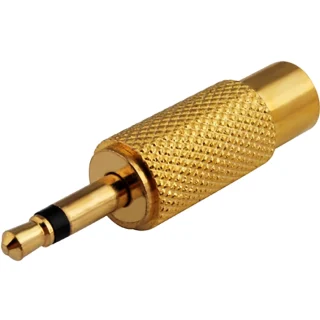 מתאם 3.5MM MONO PLUG - RCA SOCKET PRO-SIGNAL