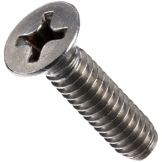 ברגים מפלדה - ראש שטוח - פיליפס - M6 X 25MM DURATOOL