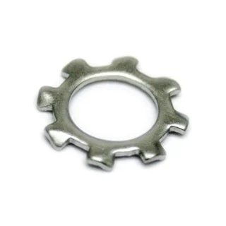 DURATOOL SHAKEPROOF WASHERS - EXTERNAL TOOTHED BRIGHT ZINC PLATED